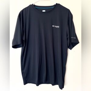 Columbia Men's Classic Black Tee Size Small